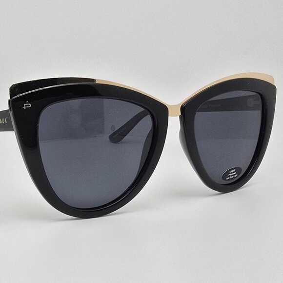 Prive Revaux The Juliet Black Frame Polarized Grey Len Cat Eye Sunglasses 53mm - Picture 9 of 16